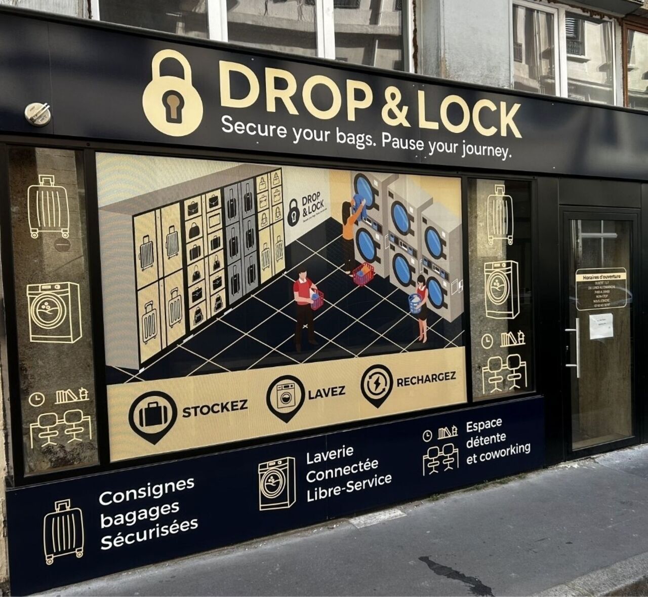 Copyright Drop & Lock