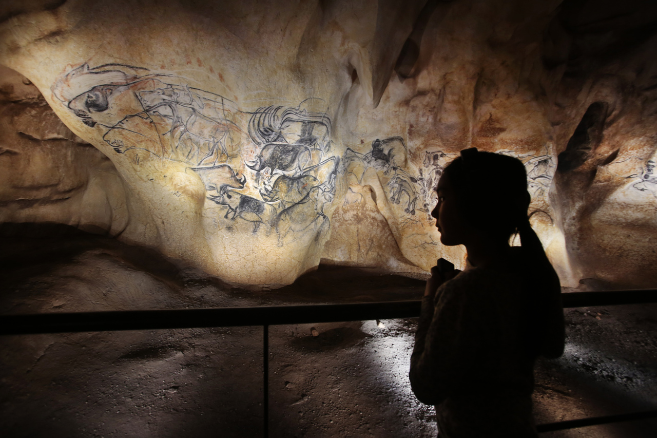 Copyright Patrick Aventurier - Grotte Chauvet 2 Ardèche