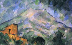 Copyright "La Montagne Sainte-Victoire et le Château noir", par Paul Cézanne