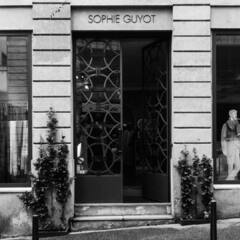 Atelier Boutique Sophie Guyot Soies vue extérieure Pentes Croix Rousse Lyon france