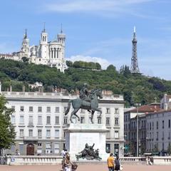 La Place Bellecour - Lyon France