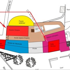 Plan des salles du musée