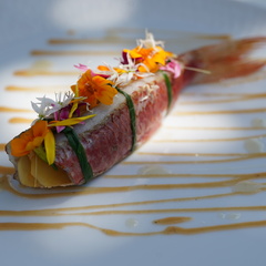 Rouget farci Sauce Bécasse