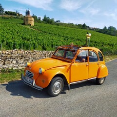 lyon Beaujolais tour 2CV 3