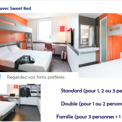 Chambre double et triple