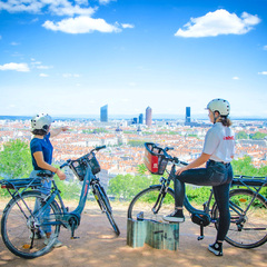 Les 2 collines de Lyon à vélos élécrtriques