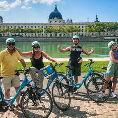 Visite guidée de Lyon à vélo classique et électrique