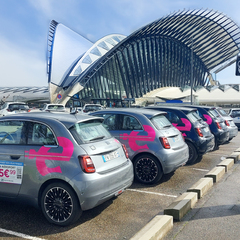 Autopartage aéroport E+ share Drivalia