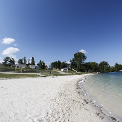 Plage de sable fin de L'atol'