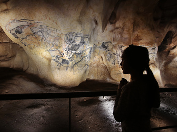 Copyright Patrick Aventurier - Grotte Chauvet 2 Ardèche