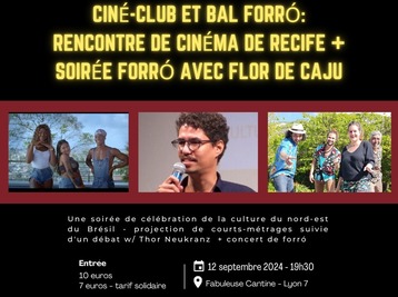 Ciné Club + Bal Forro Le 12 sept 2024