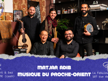 Matjar Adib - Concert musique arabe Le 28 sept 2024