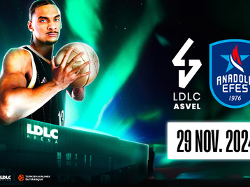 LDLC ASVEL - ANADOLU EFES Le 29 nov 2024