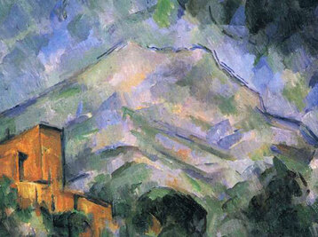 Copyright "La Montagne Sainte-Victoire et le Château noir", par Paul Cézanne