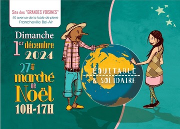 Marché de Noël solidaire et équitable de Francheville_Francheville