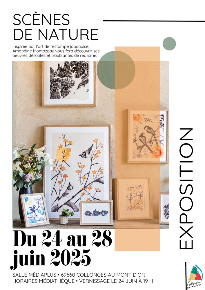 Copyright Photo : Justine Peilley et Affiche : Mairie de Collonges au Mont d'Or
